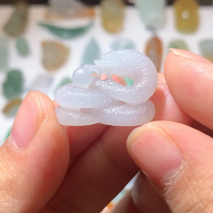 未镶嵌定制翡翠蛇