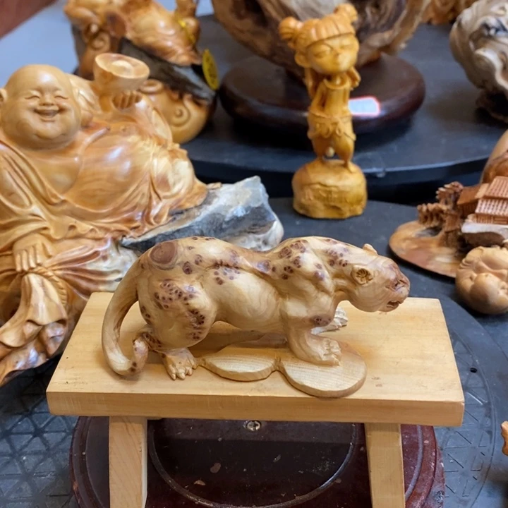 柏木工艺品摆件制作