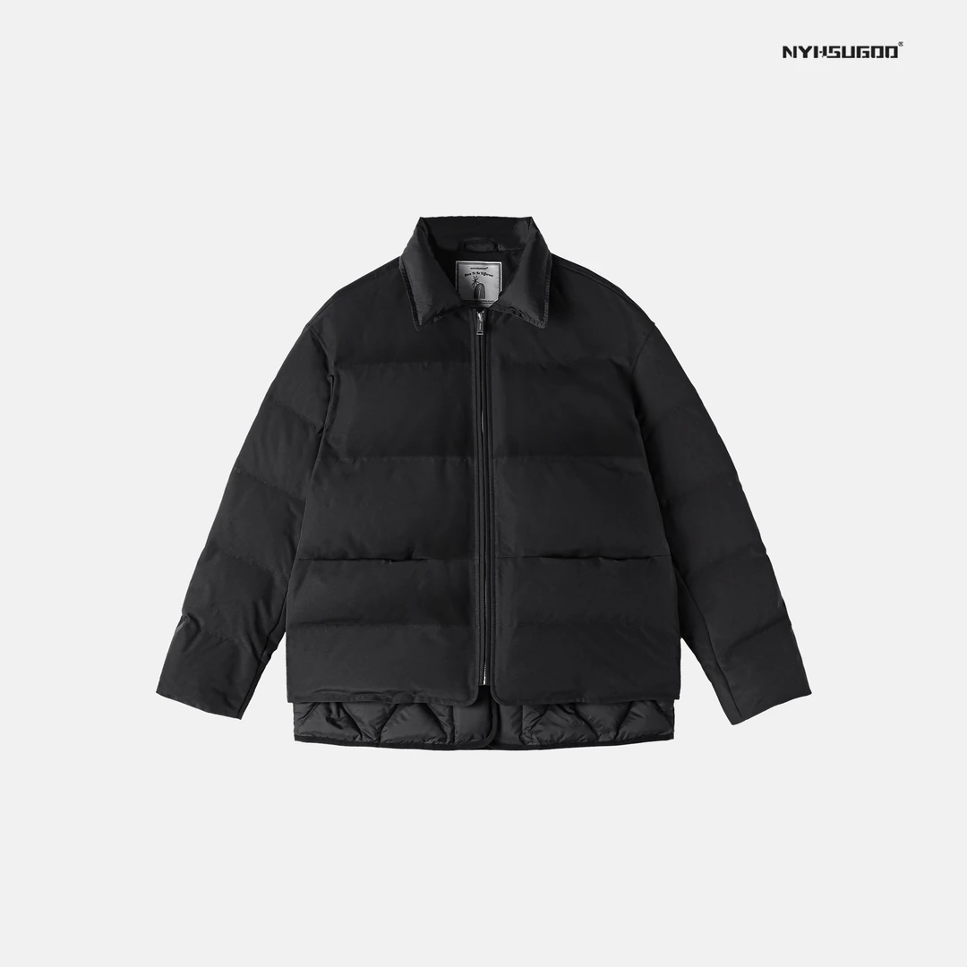 NYHSUGOO/南乙3440冬季男士新年设计款新国标90白鸭绒夹克羽绒服