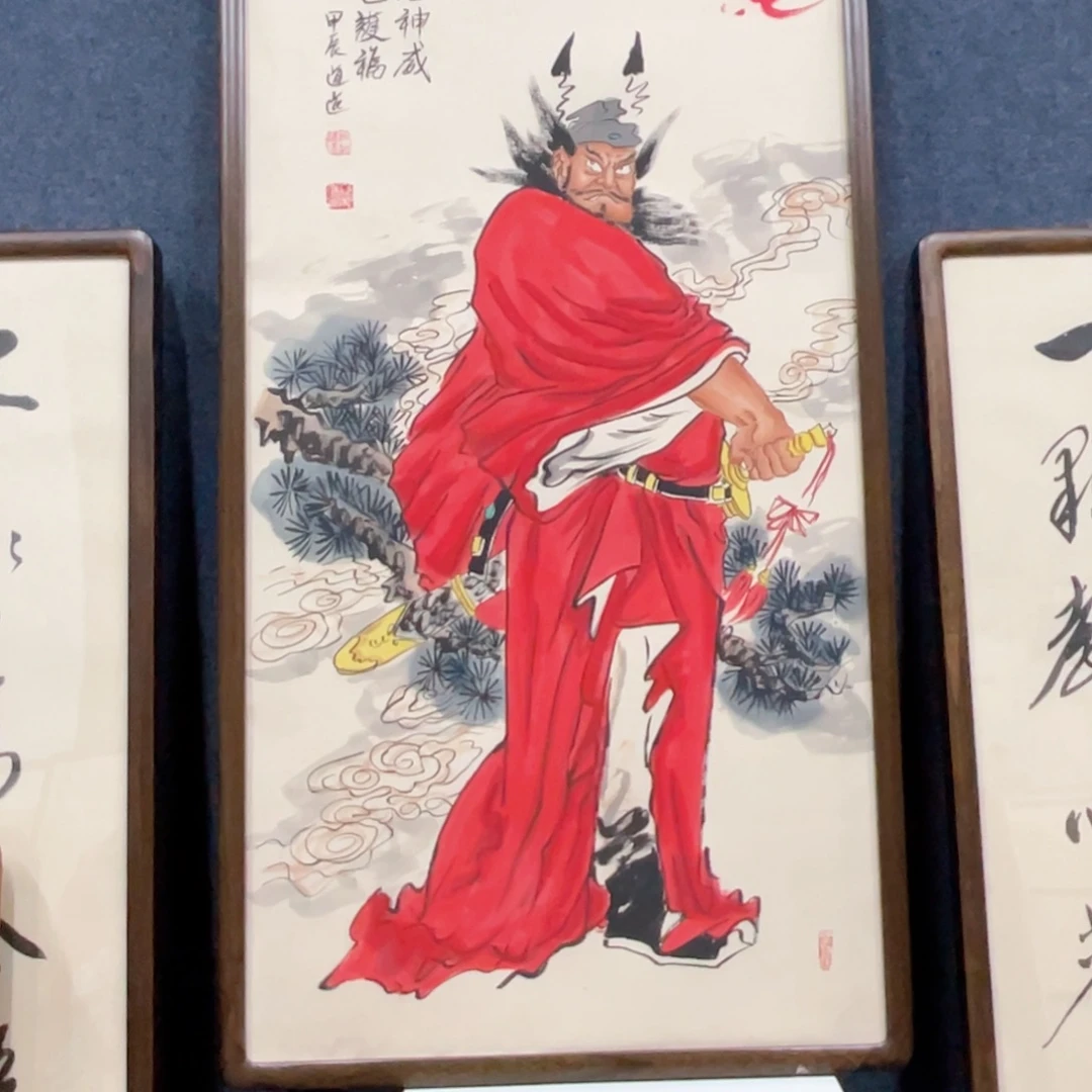 版画框子微瑕介意勿拍
