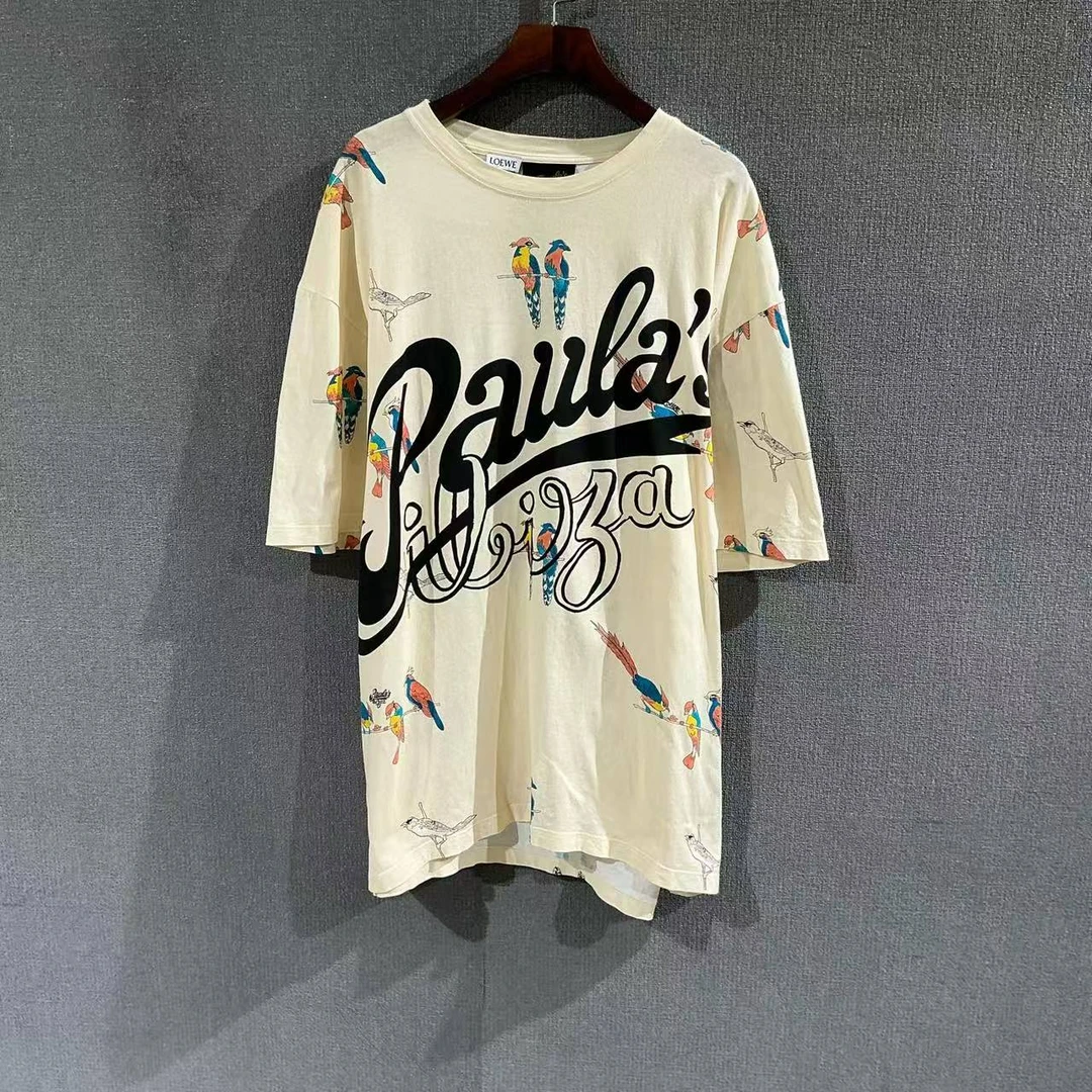 99新 LOEWE/罗意威 （pm）Paula's联名米色短袖 99新L码/6501