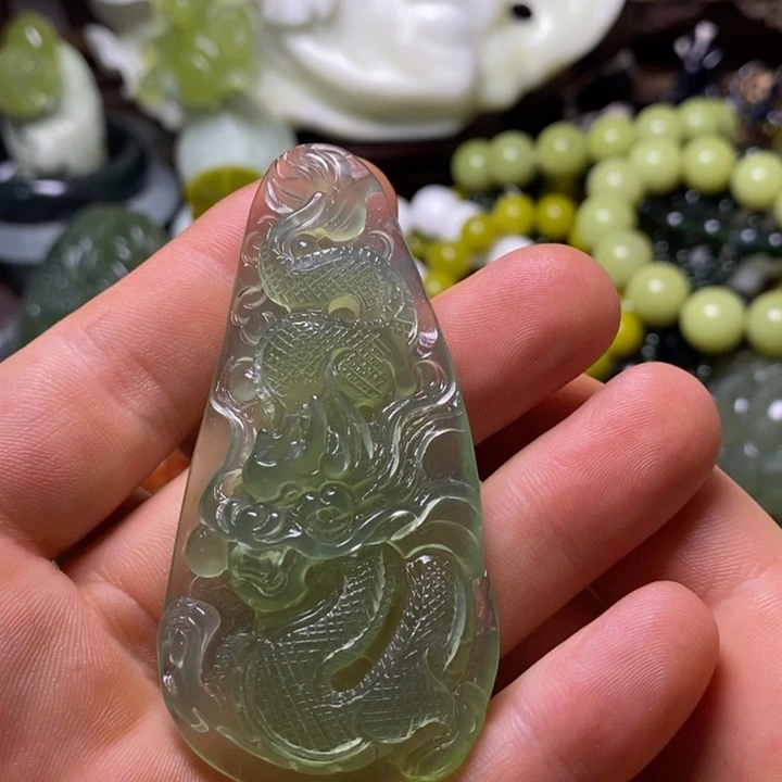 岫玉未镶嵌岫玉挂件