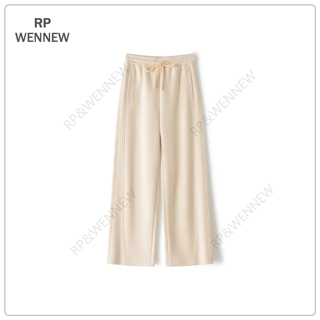 Wennew2025女士秋冬新款山时尚百搭经典高腰窄版直筒裤K265-8105