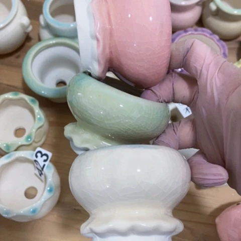 红陶陶瓷多肉花盆