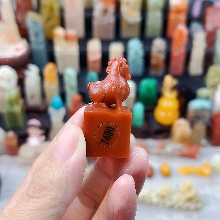 寿山石印石7490包邮包刻