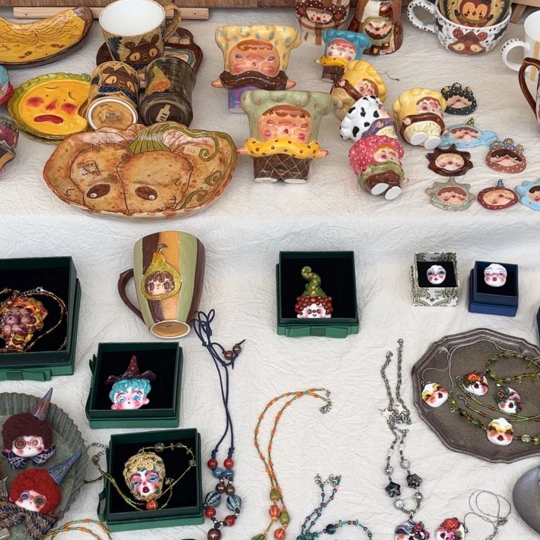 陶摆件可爱的鸭鸭鸭鸭