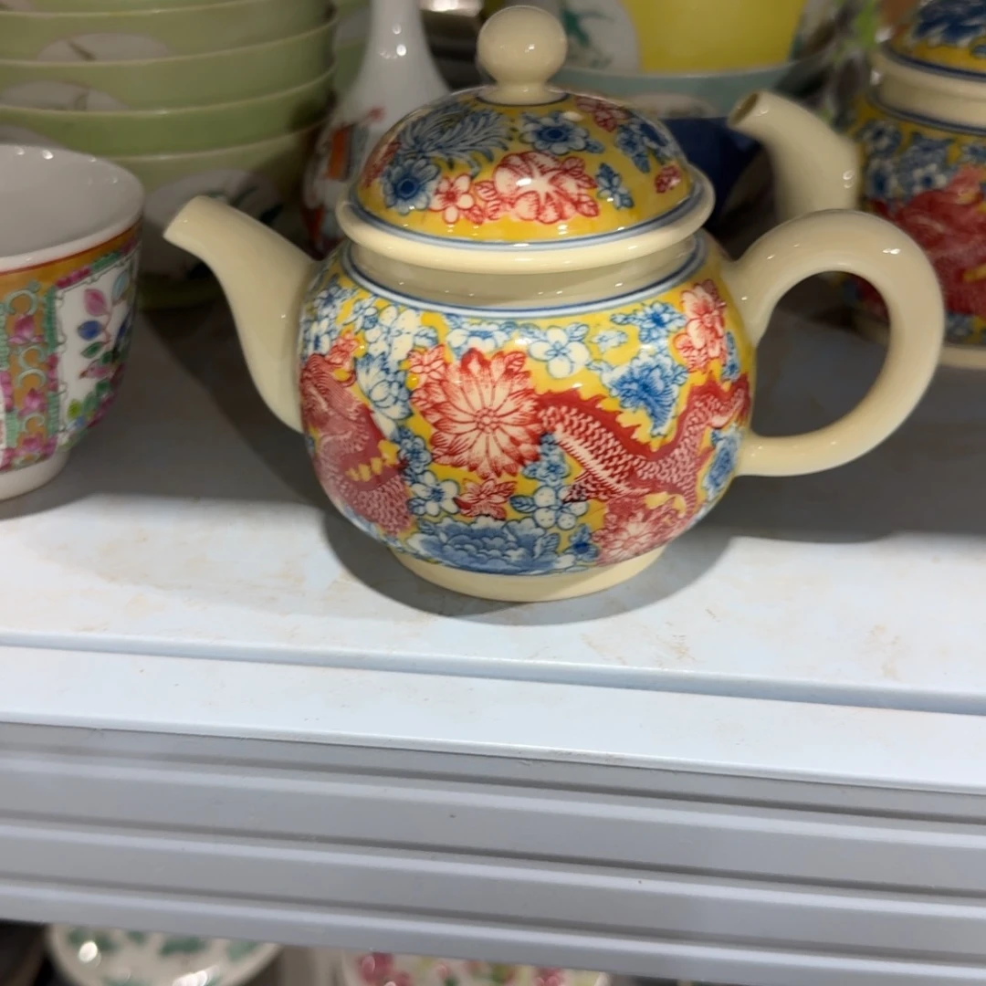 瓷片摆件手绘瓷器全部处理