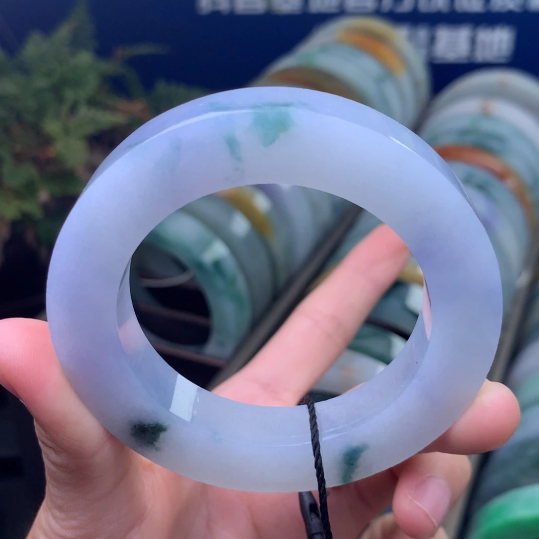 定制翡翠未镶嵌手镯定制不退不换49-54