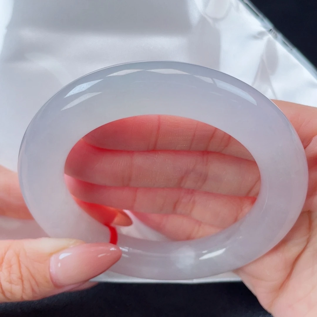 翡翠手镯未镶嵌8942-肥嘟嘟大胖圆双13条形