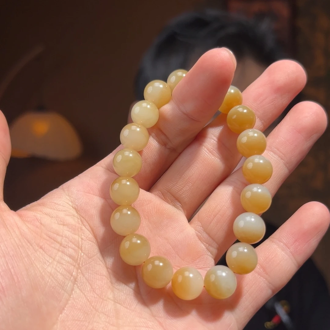 未镶嵌手串和田玉且末聚宝盆单圈1600
