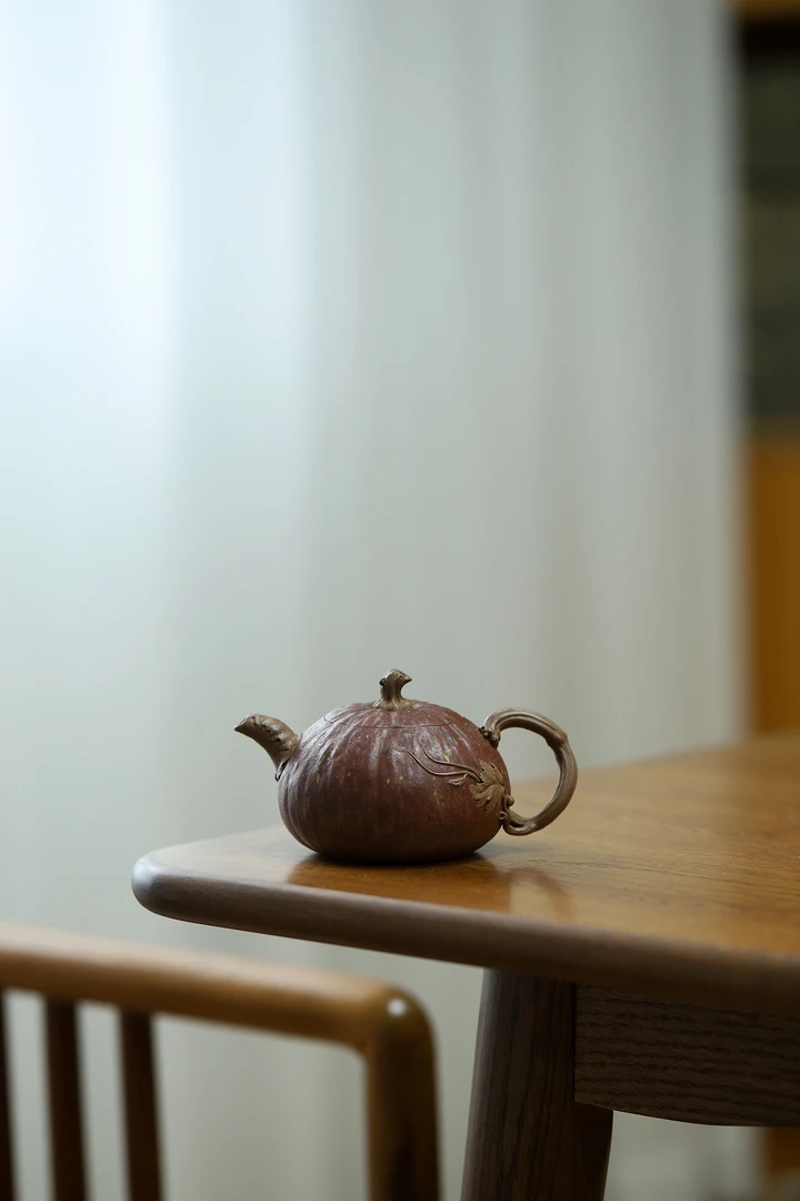 当代 孙金立制南瓜紫砂壶180cc