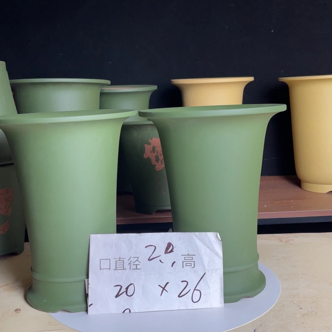 宜兴原矿紫砂花盆