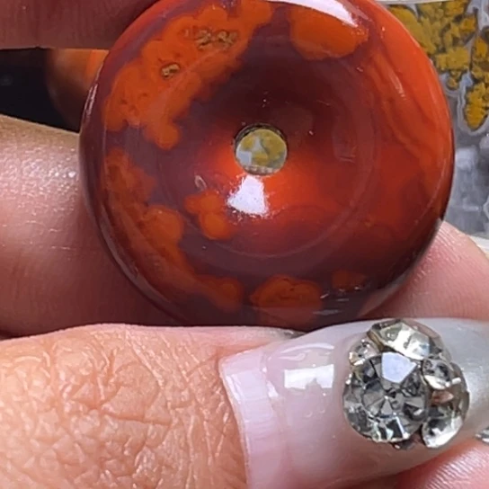 玛瑙/玉髓未镶嵌吊坠