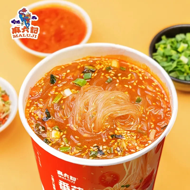 麻六记店铺上新【番茄浓汤粉】酸甜解腻小杯装解腻无负担