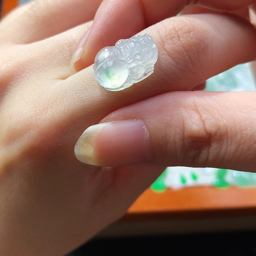 翡翠未镶嵌吊坠(不含链)H****g貔貅