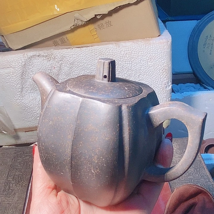 紫砂茶杯宜兴紫砂全手工制作