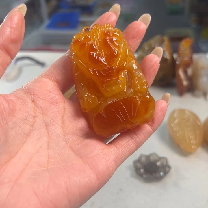 玛瑙/玉髓吊坠(不含链)未镶嵌