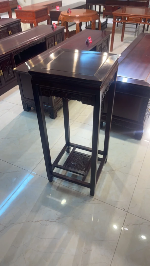 非洲酸枝木加大加宽花架。