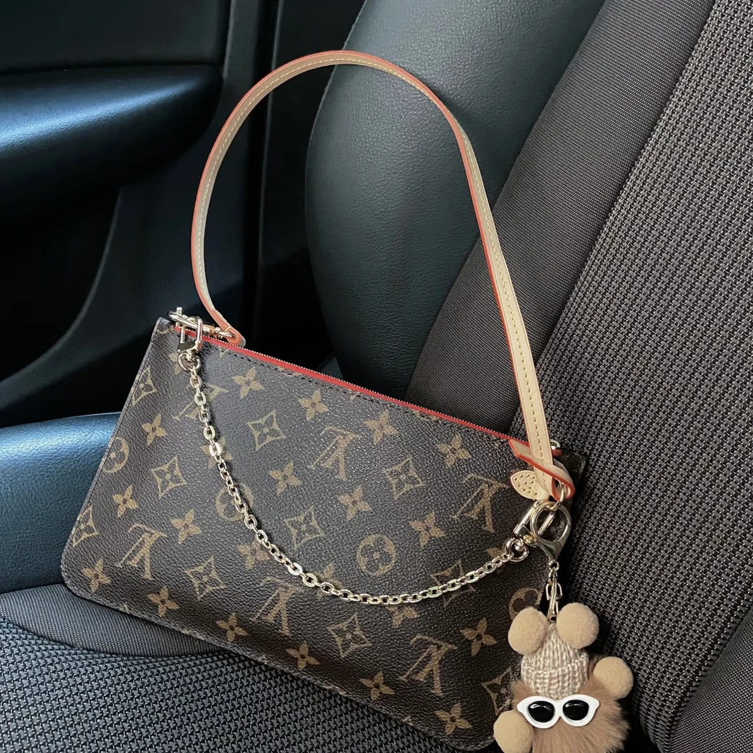 99新 LouisVuitton/路易威登 经典老花麻将包 nf手包（全原）