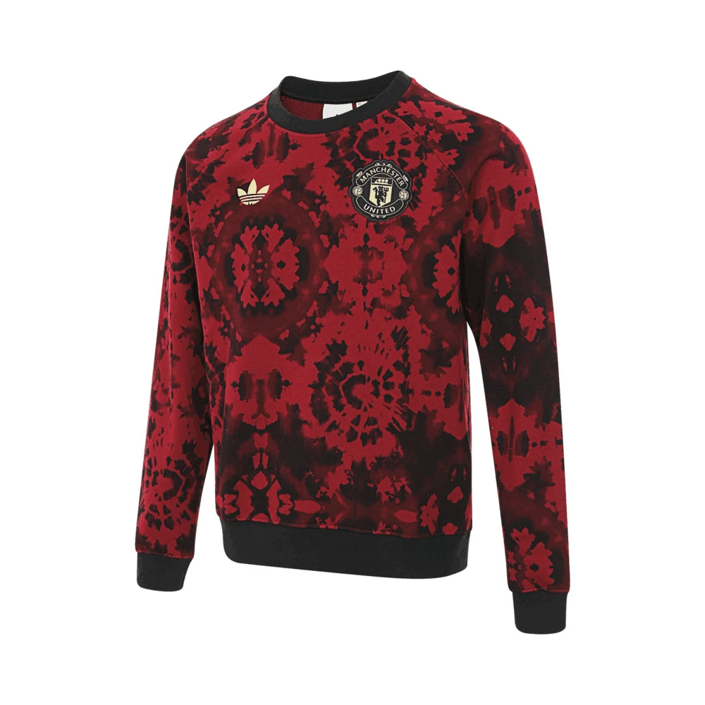 adidas阿迪达斯男子MUFC CNY CR针织无帽卫衣JF0364