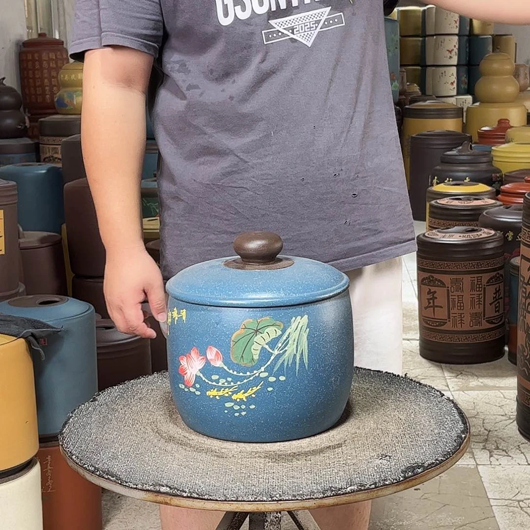 紫砂茶叶罐茶叶罐