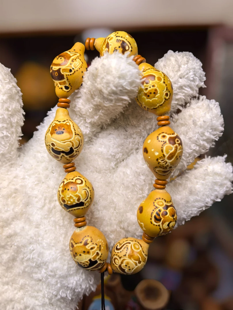 葫芦手串文玩手串核桃檀木桃木手串