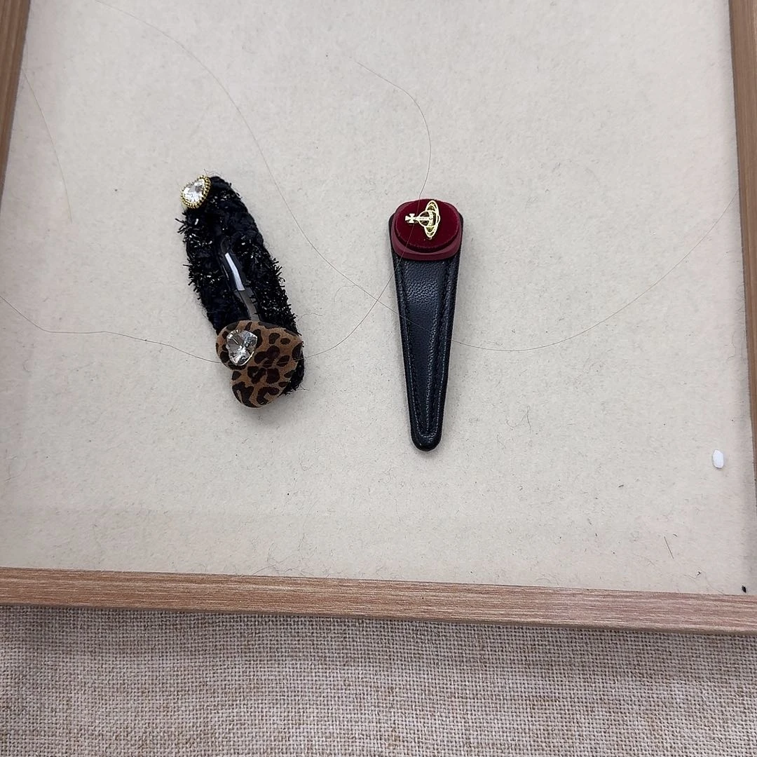 皮质铁合金夹子38