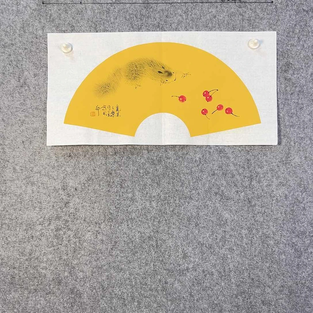 国画709 牡丹之花之叶的颜色与花色