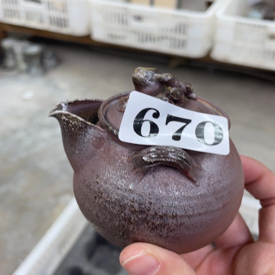 陶纯手工柴烧茶壶茶具瑕瑕