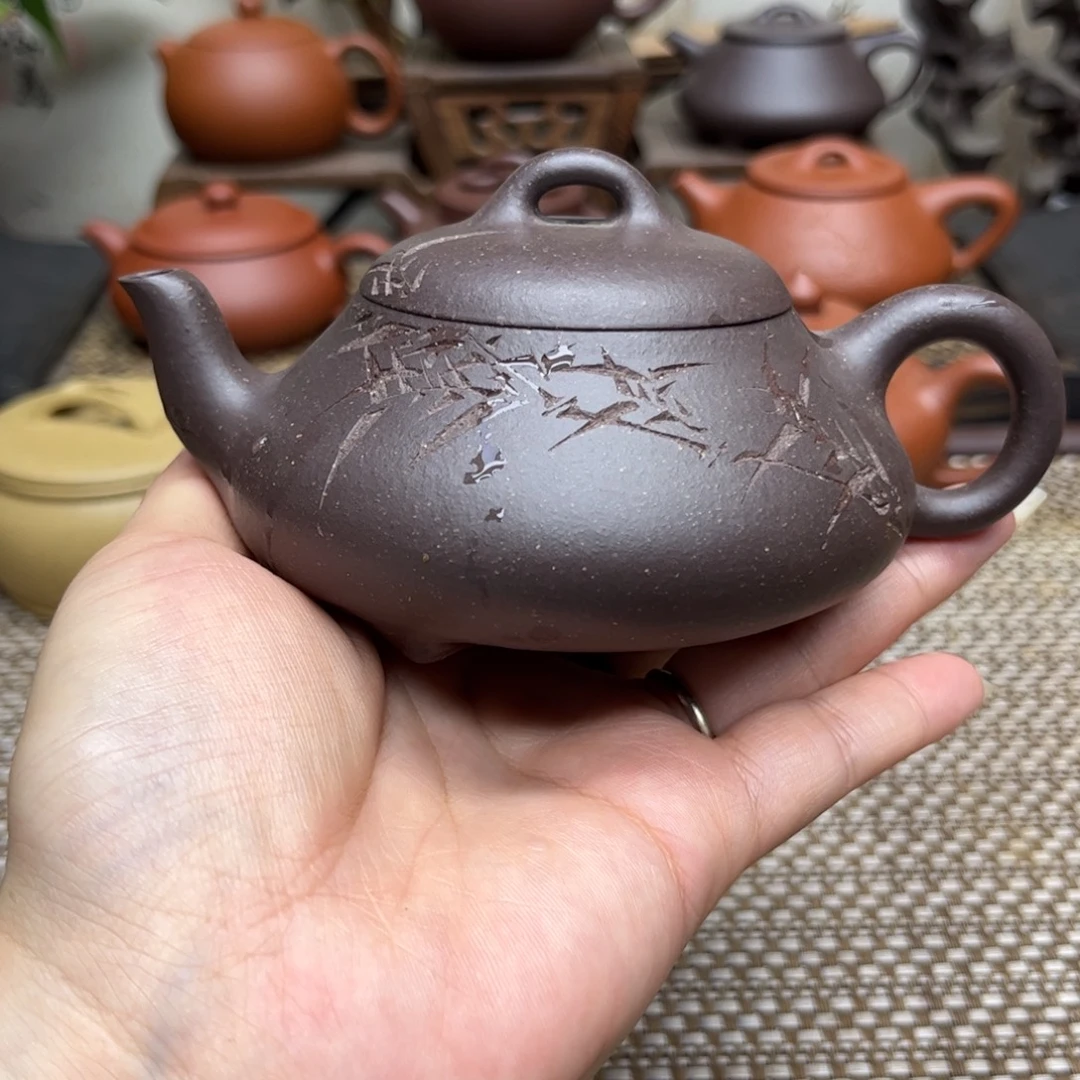 茶壶紫砂福利天青全手230毫升左右