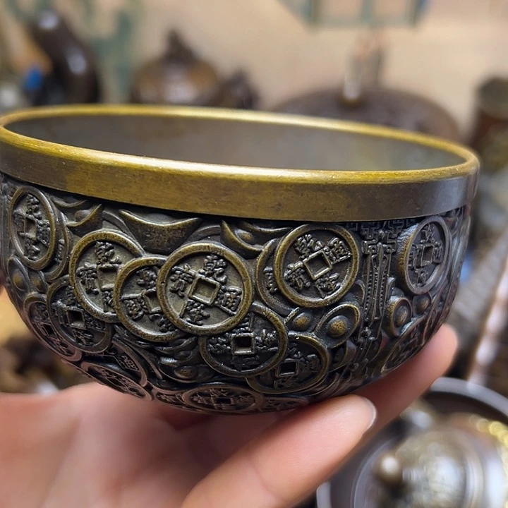 铜器摆件老王直播间