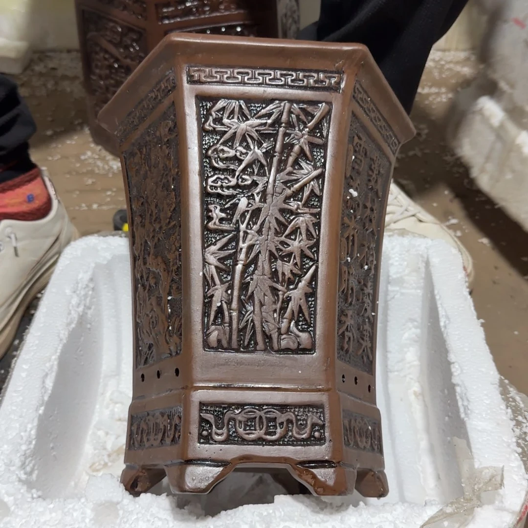 紫砂花盆口径和重量