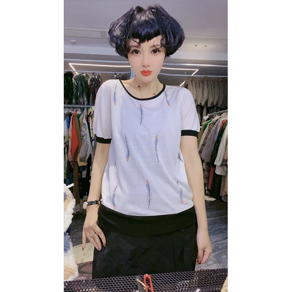 M41 时尚休闲气质百搭女士夏季设计师潮流轻奢上衣