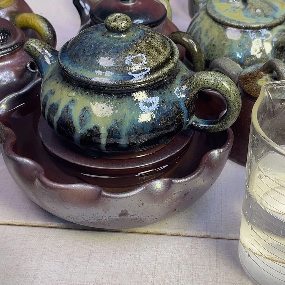 弔***峁茶壶紫砂宜兴紫砂壶