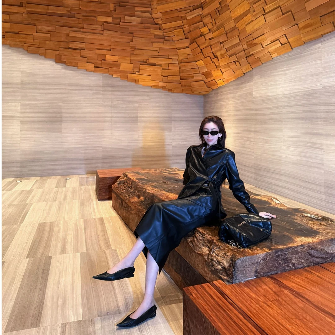 MYYS【设计感】2025冬季酷飒气质皮衣衬衫时尚收腰皮外套[衣长60cm]