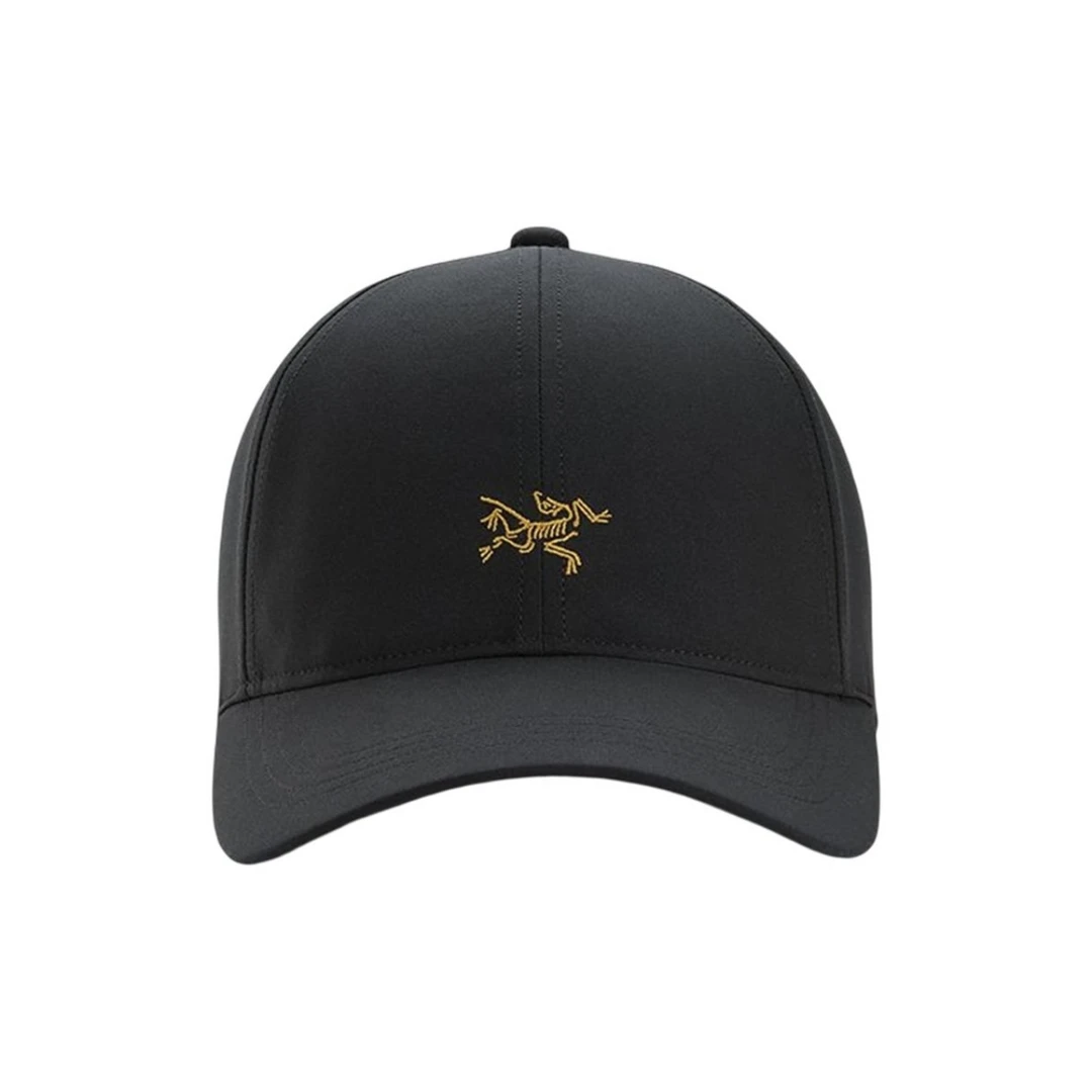 Arcteryx 始祖鸟 刺绣logo 涤纶 鸭舌帽黑金经典款日常百搭男女