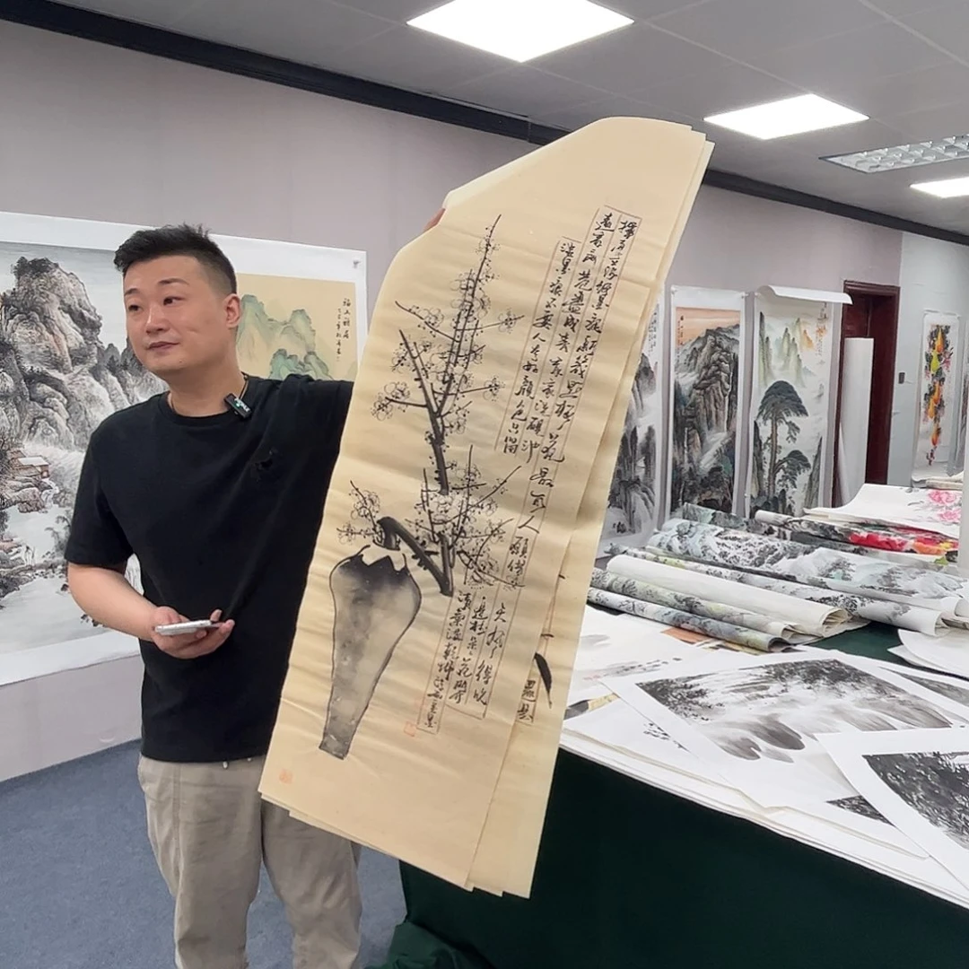 国画国画纯水绘作品