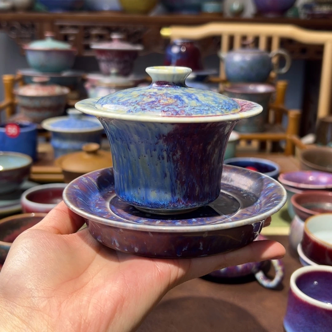 摆件钧瓷的制作工艺和工艺都是