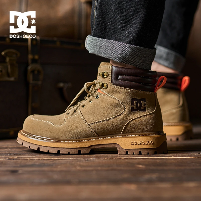 DCSHOES VORRAN EDGE 新款中帮男士英伦风复古百搭户外工装马丁靴