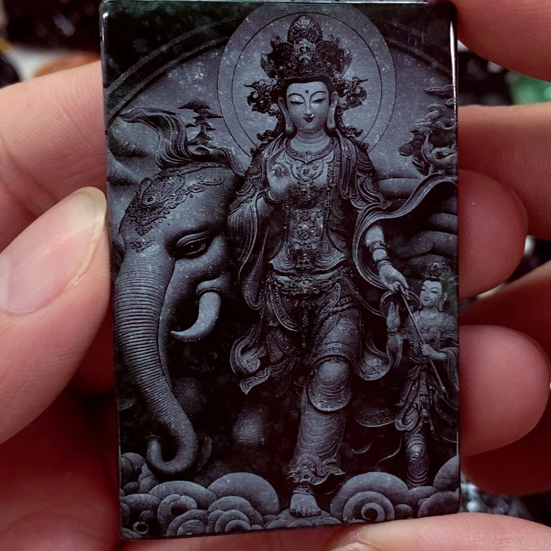 翡翠未镶嵌挂件先鉴后发一物一证