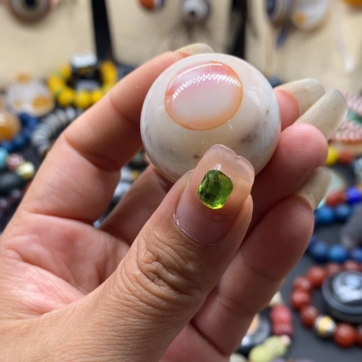 玛瑙/玉髓手链未镶嵌绿**踪