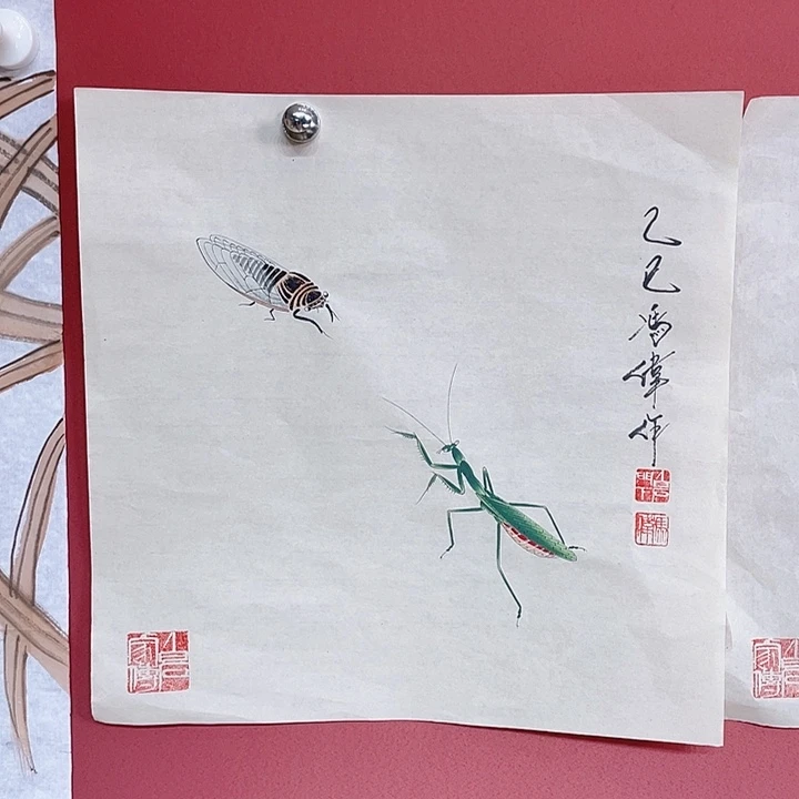 国画冯老师手绘作品