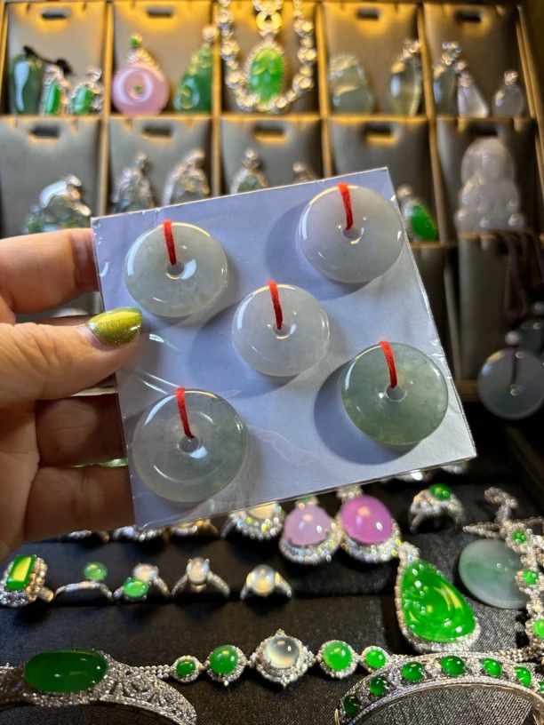 老坑平安扣小朋友挂件