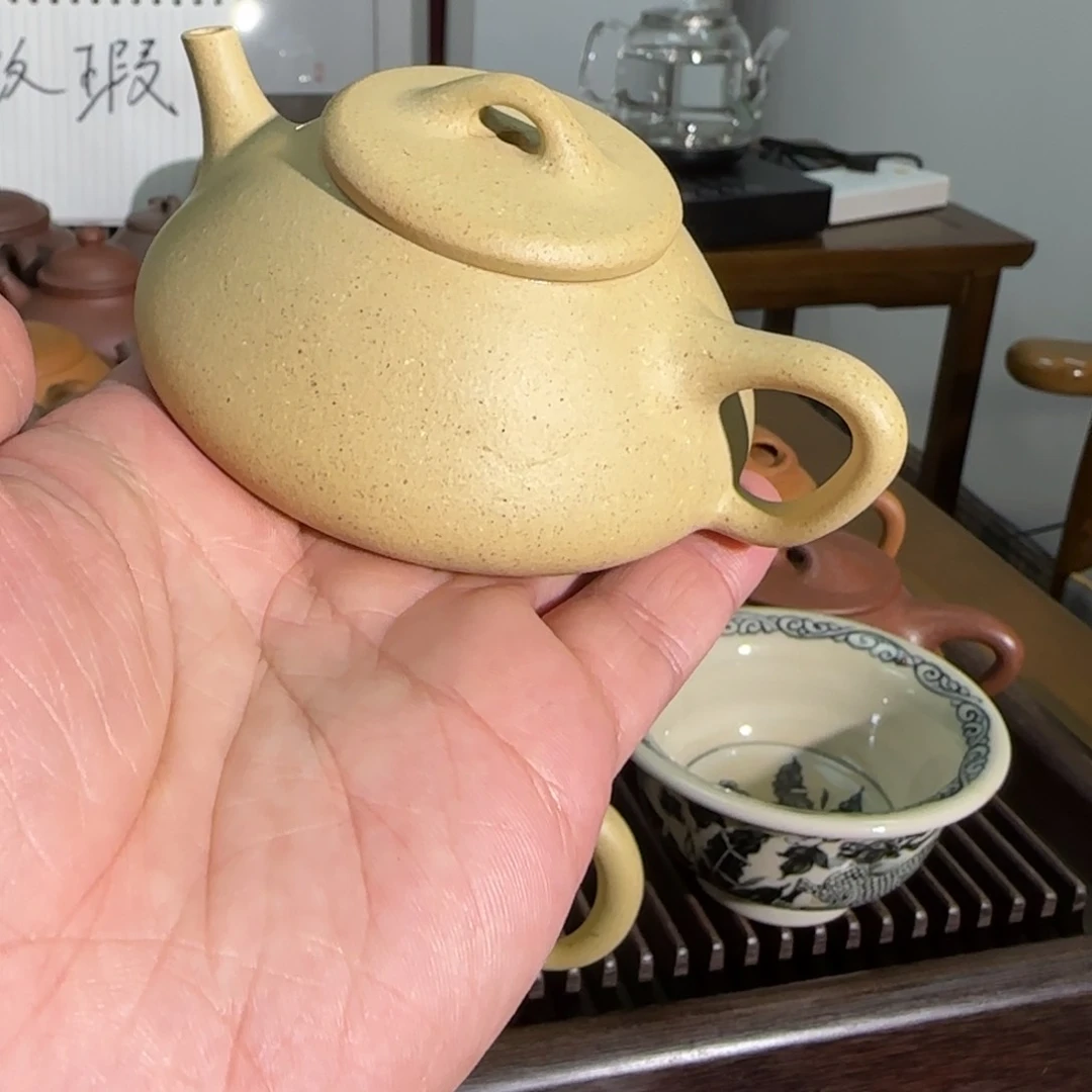 紫砂茶壶知****人本绿石瓢