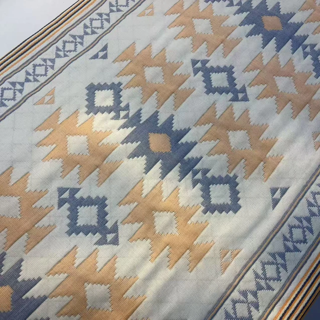 【枕巾】原色纱枕巾一对装加厚款 棱型