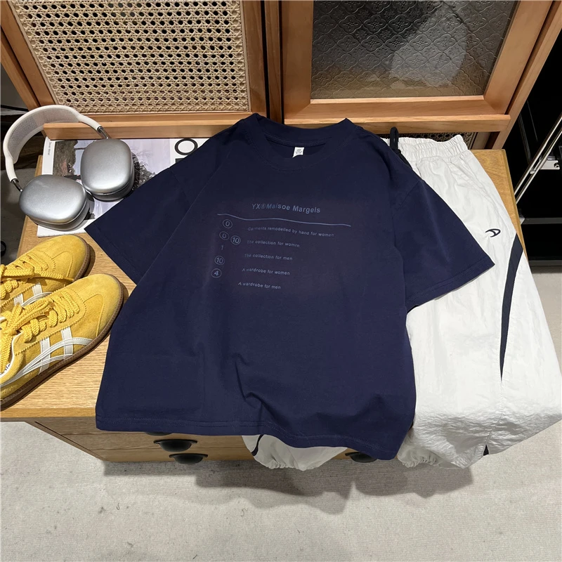 吴小越w1120男童夏款撞色潮男无感数码印花棉t恤短袖中大童打底衫