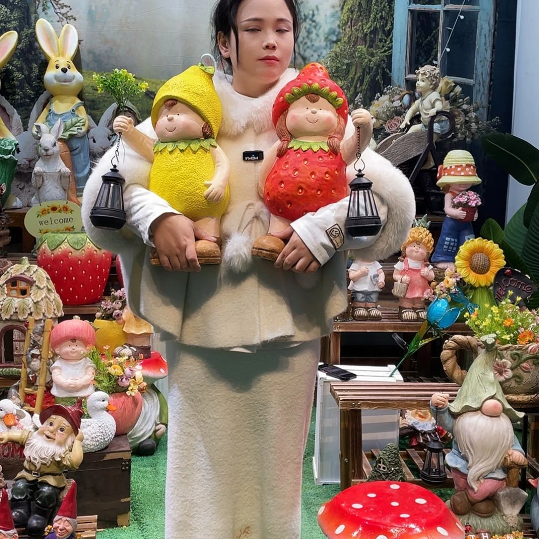 摆件花园摆件红红火火