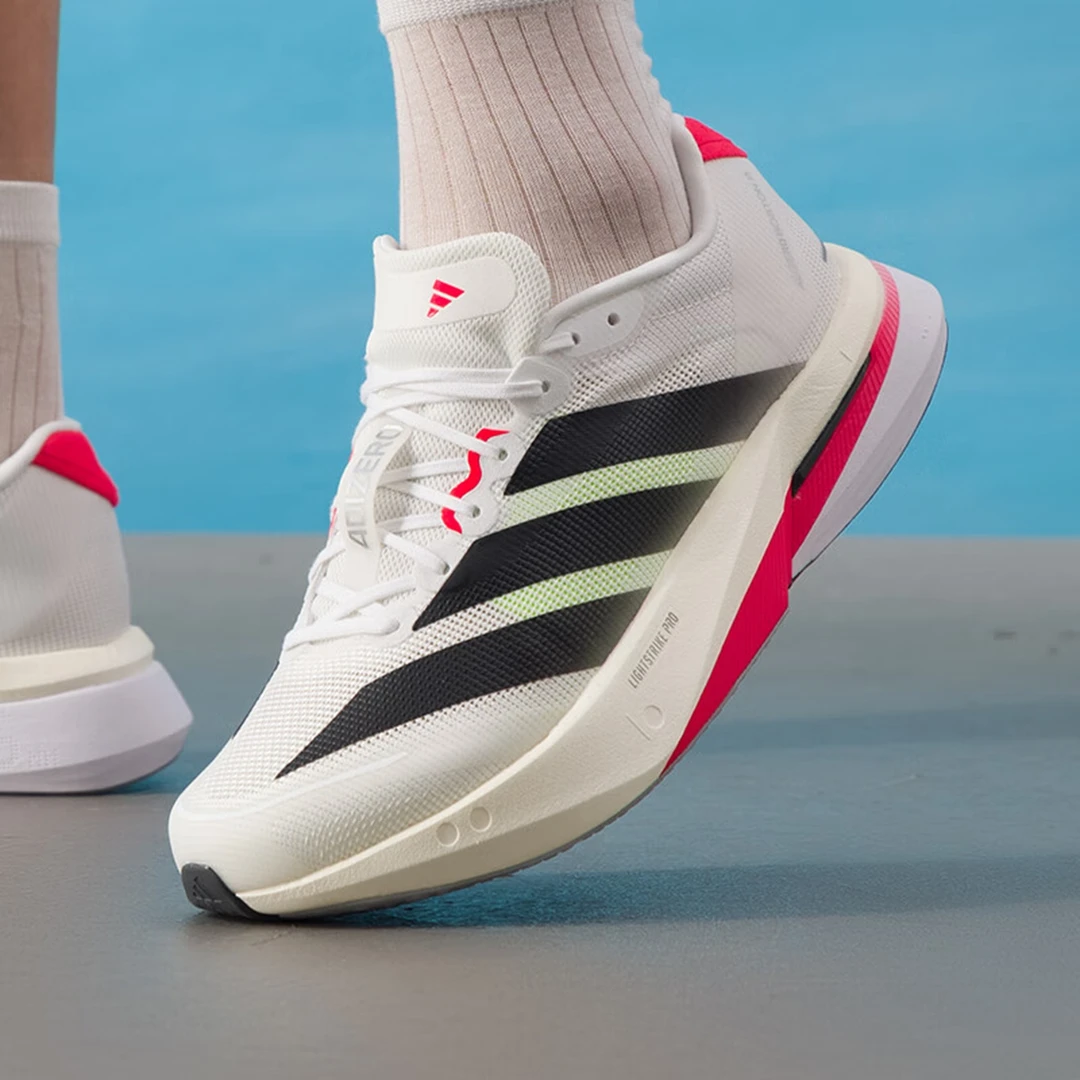 adidas阿迪达斯ADIZERO BOSTON波士顿13玻纤柱专业竞训跑鞋JS4932