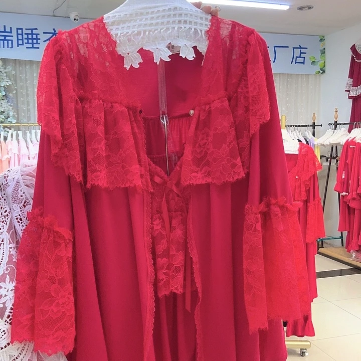 三醋酯纤维宫廷款三件套