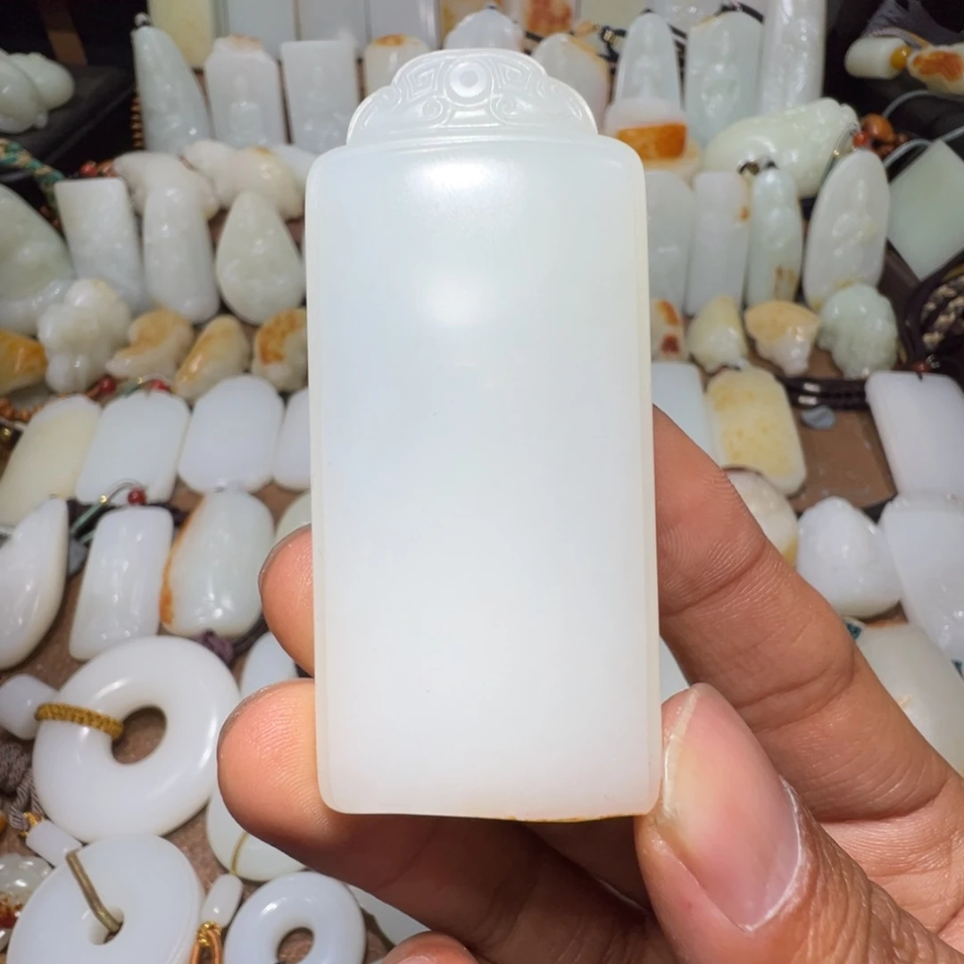 和田玉吊坠(不含链)未镶嵌清*风